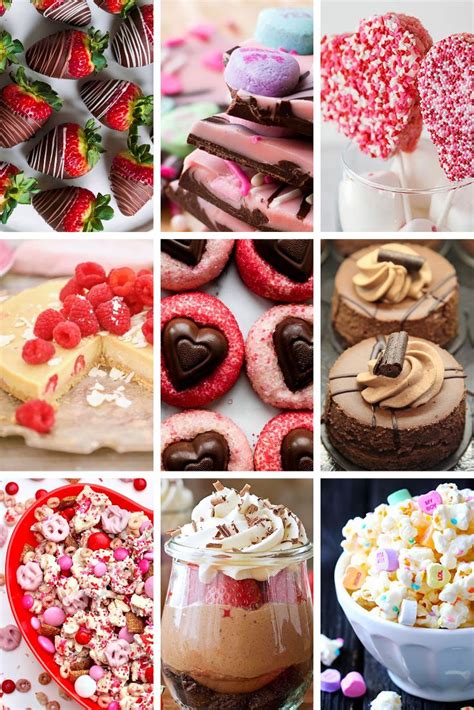 valentine inspired desserts